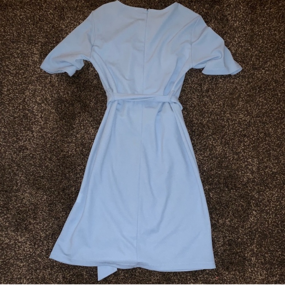 Baby blue dress